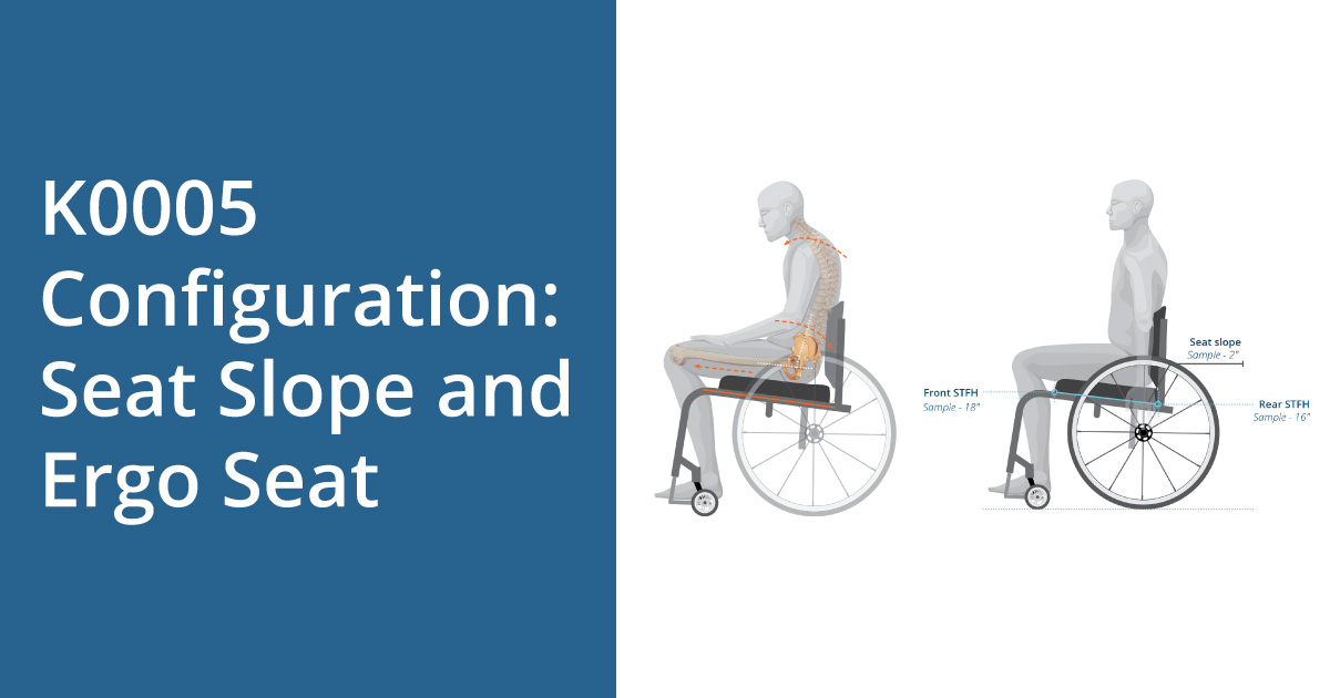 K0005 Configuration Seat Slope and Ergo Seat